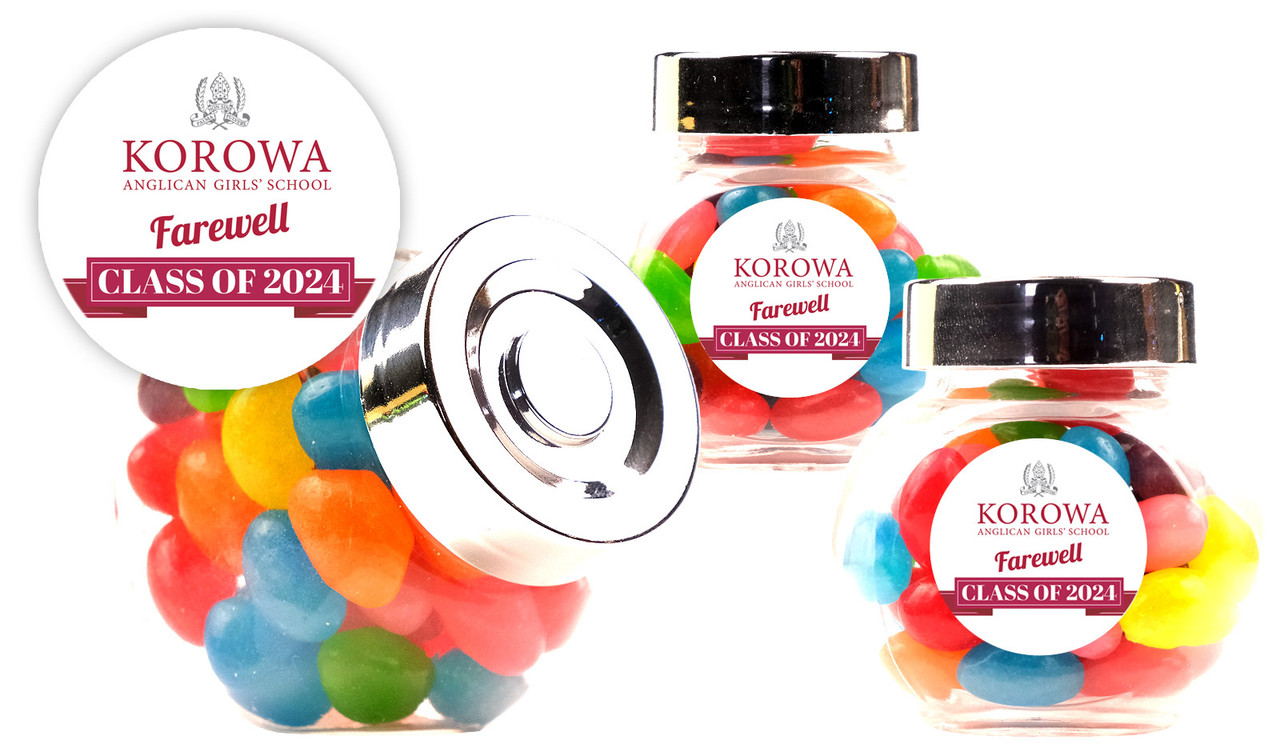 Banner Graduation Custom Mini Candy Jar