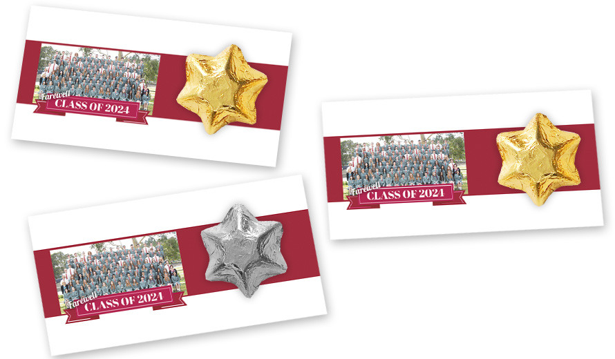 Banner Personalised Graduation Star Card