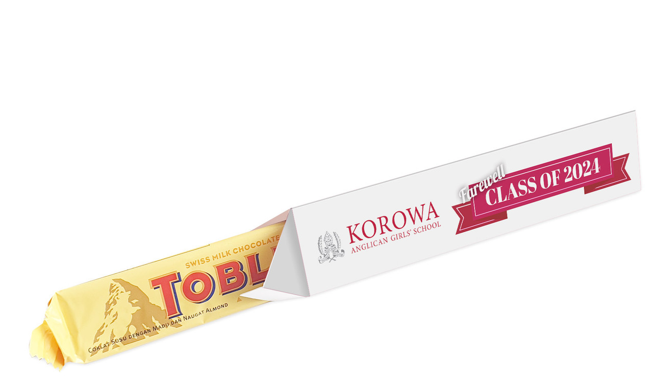 Banner Personalised Graduation Toblerone Bar Box