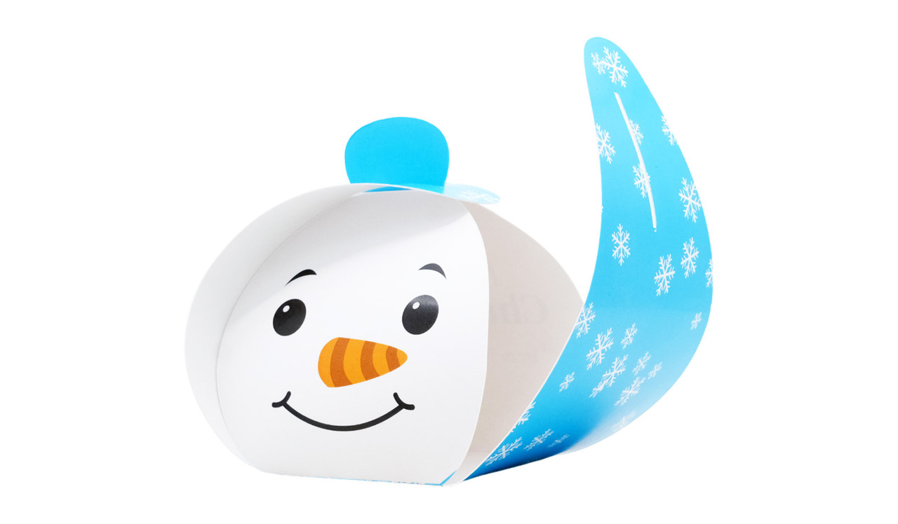 Open area of our snowman box