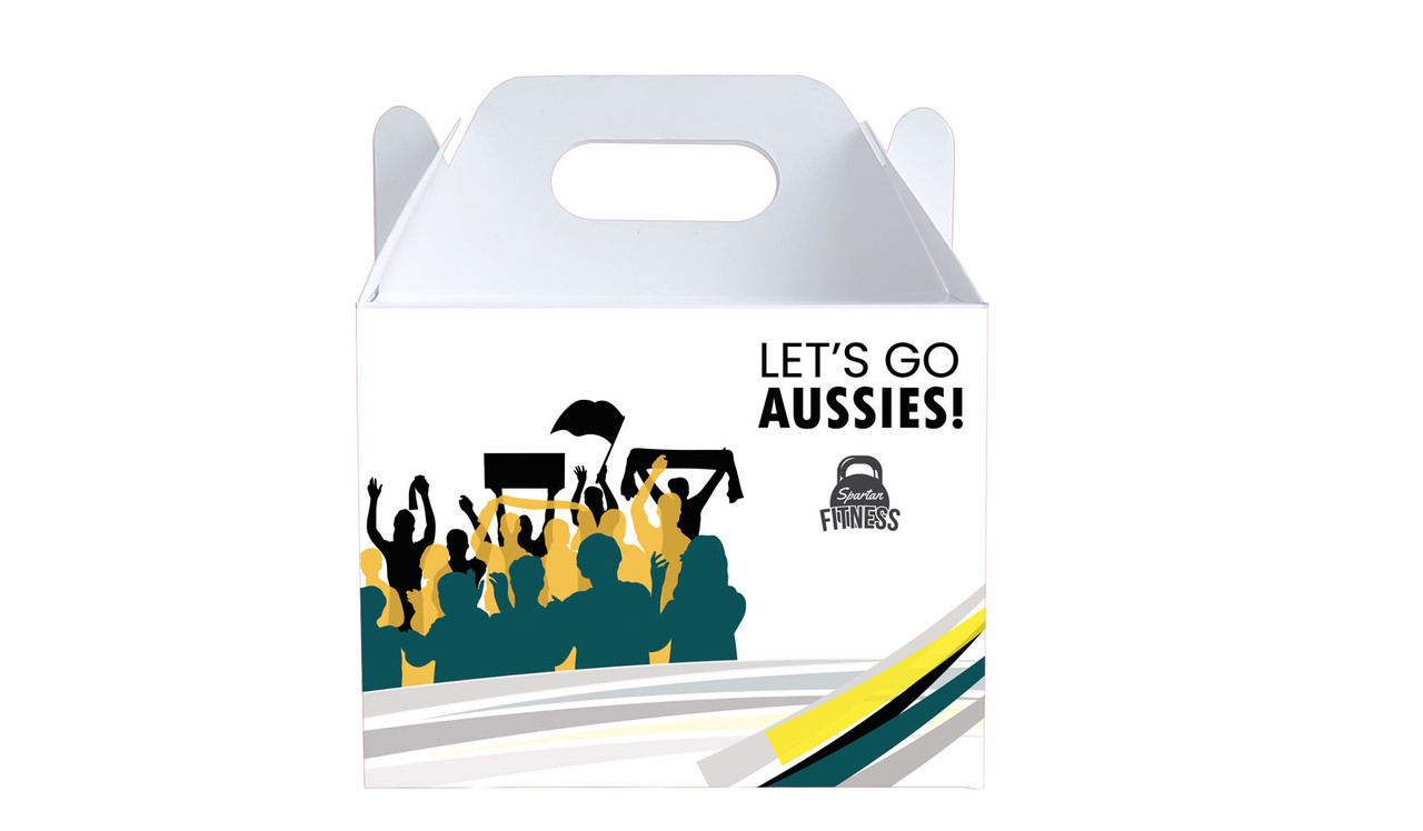 Go Aussies Australian Sports Gable Favour Box