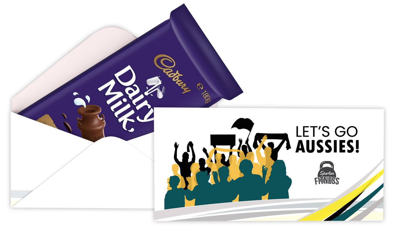 Go Aussies Australian Sports Branded Cadbury Bar Box (Box Only)