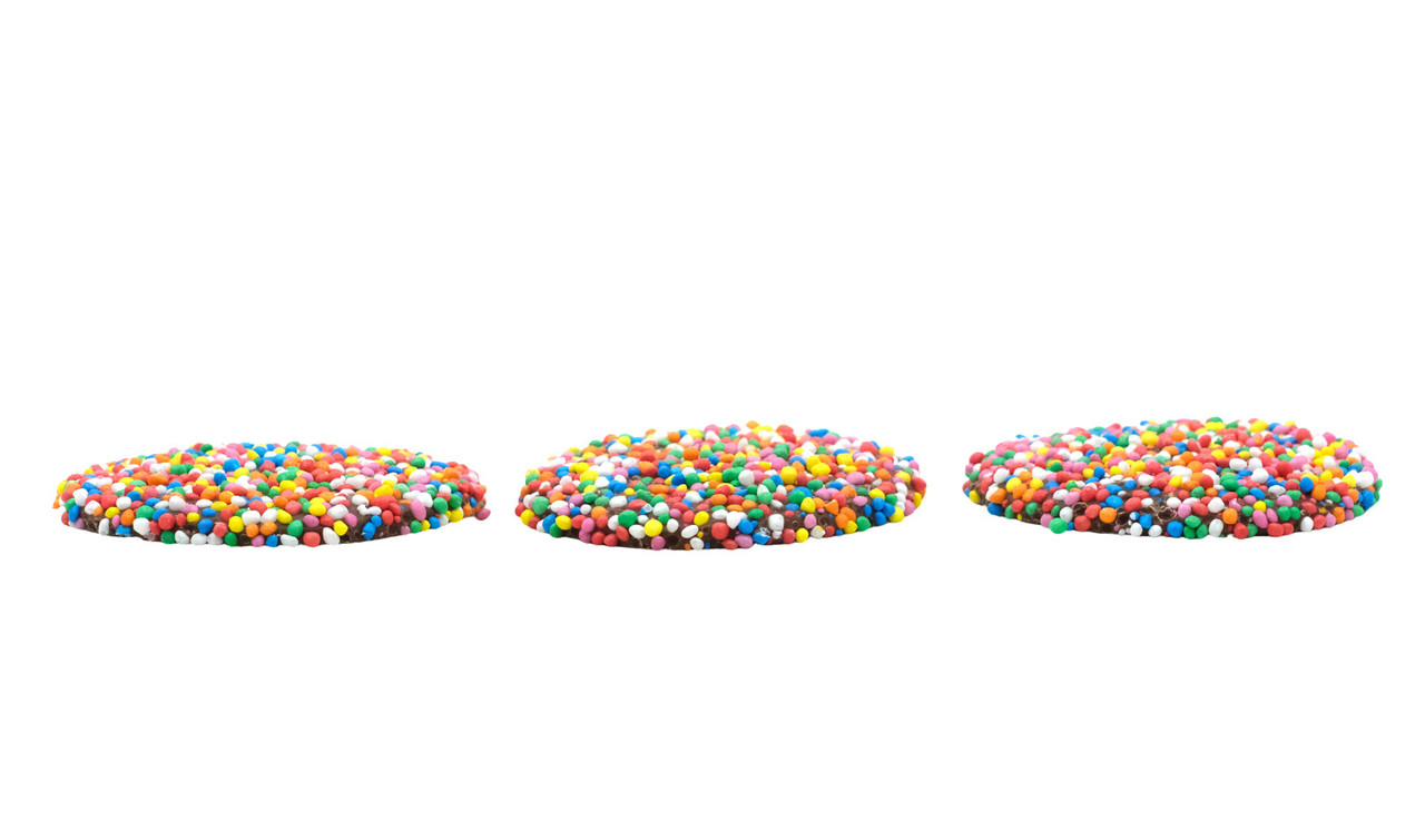Profile of chocolate speckles