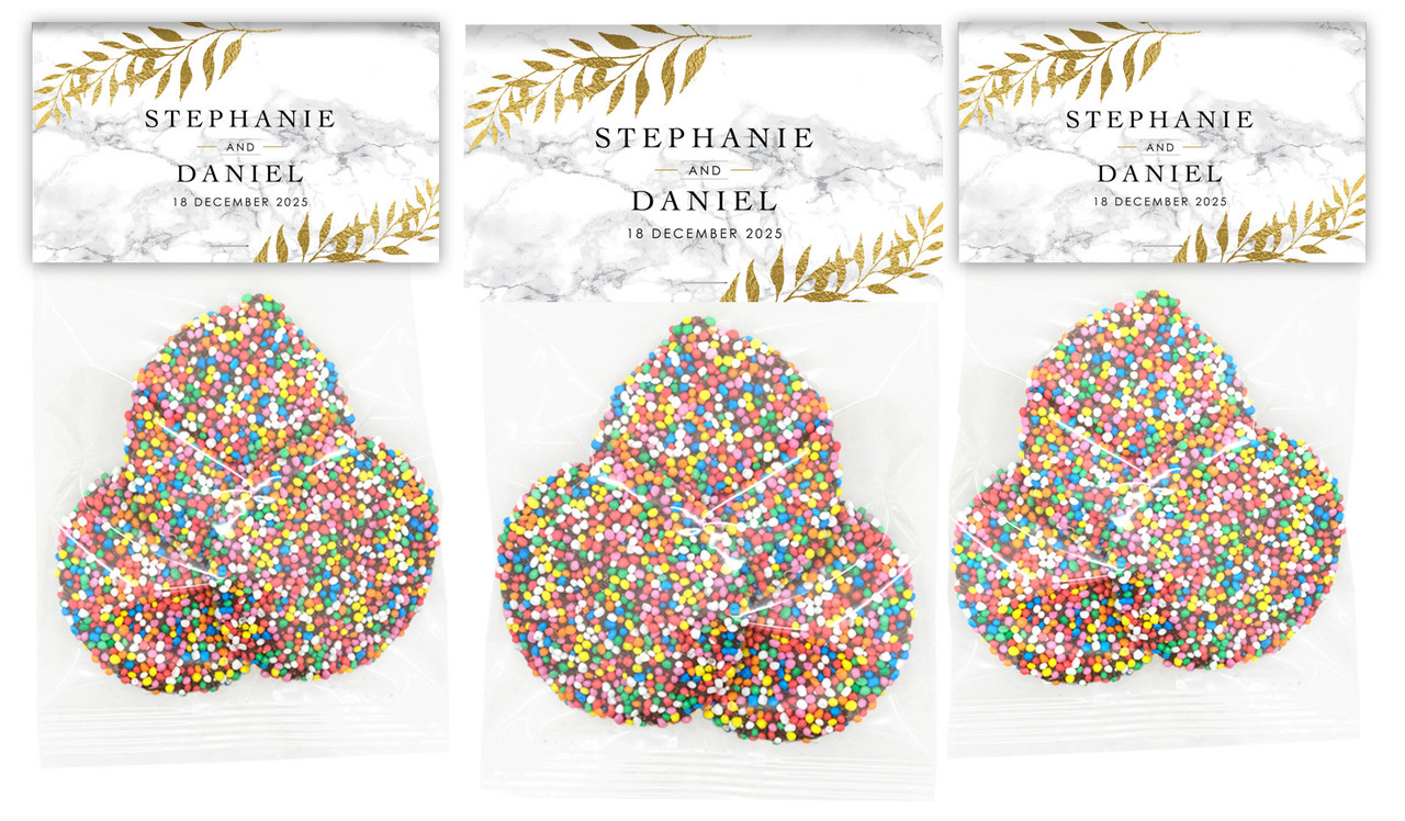Marble and Fern Personalised Speckle Bag