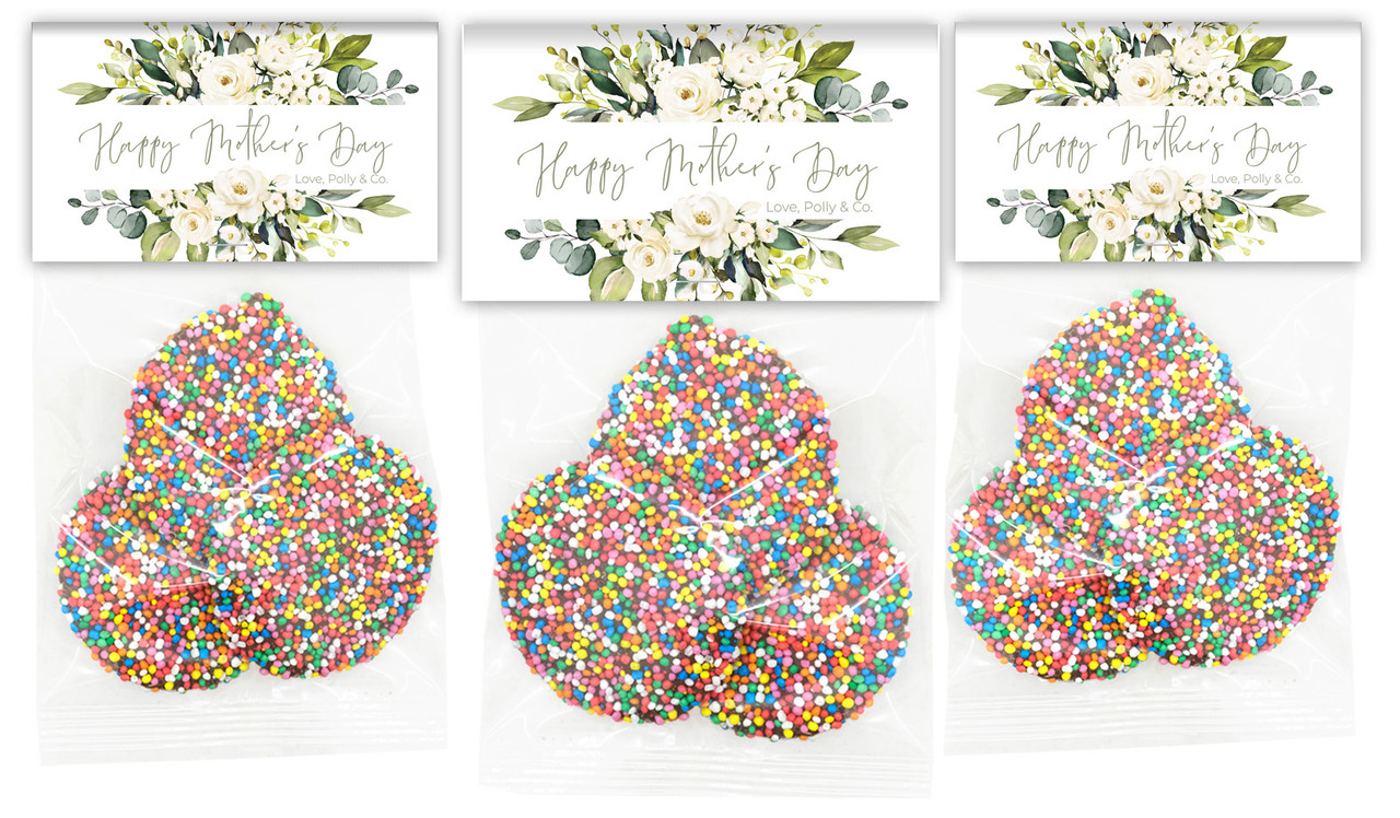 White Roses Mother's Day Personalised Speckle Bag