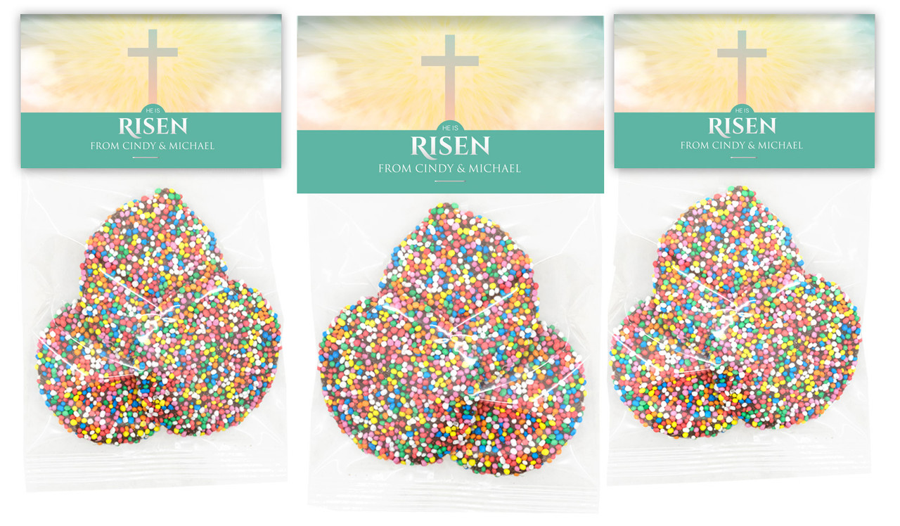 Heavenly Cross Personalised Easter Speckle Bag