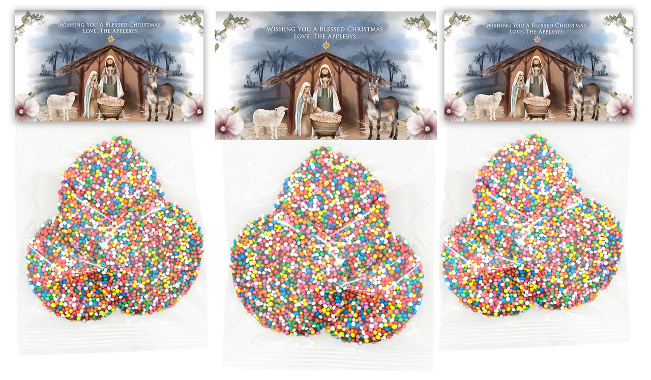 Nativity Scene Christmas Custom Speckle Bag