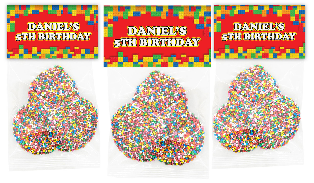 Building Blocks Personalised Speckle Bag