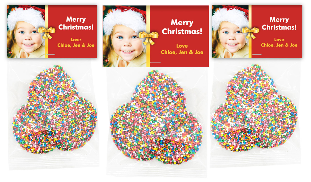 Add A Photo Christmas Personalised Speckle Bag