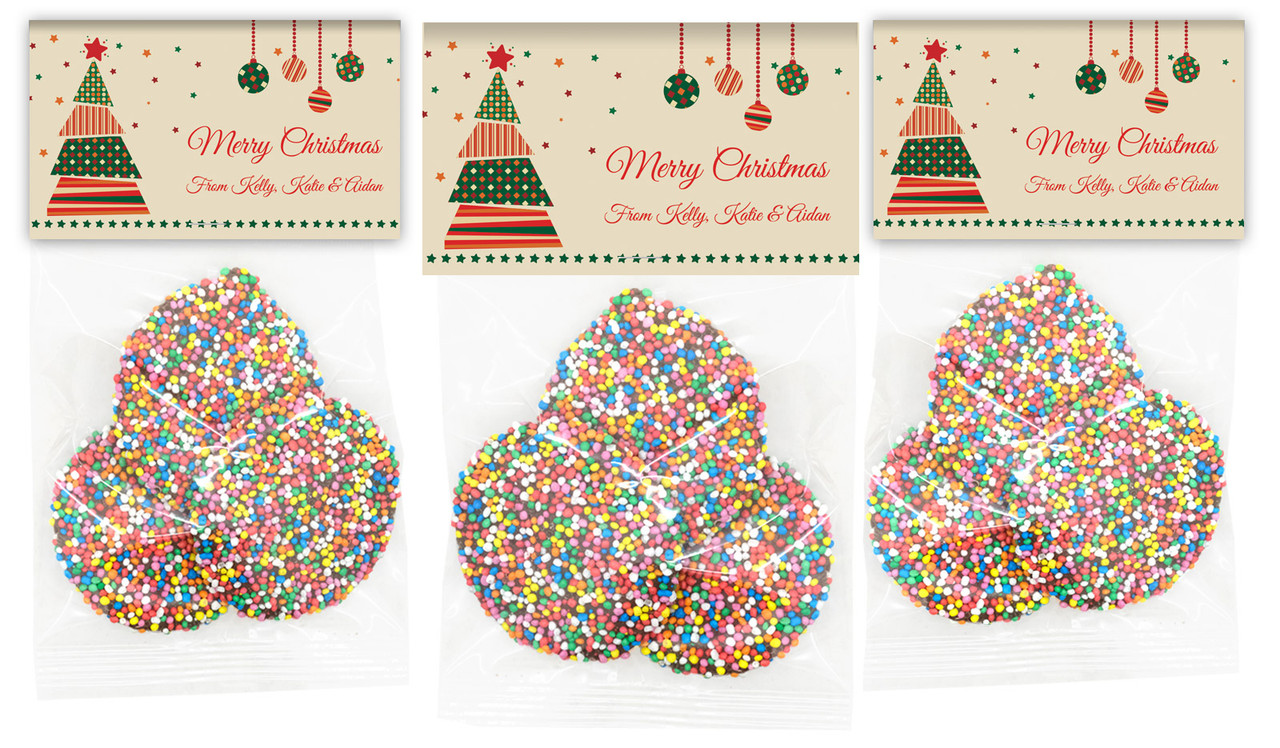 Abstract Christmas Tree Speckle Bag