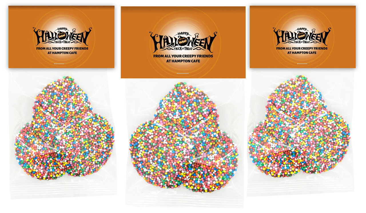 Halloween Script Personalised Halloween Speckle Bag