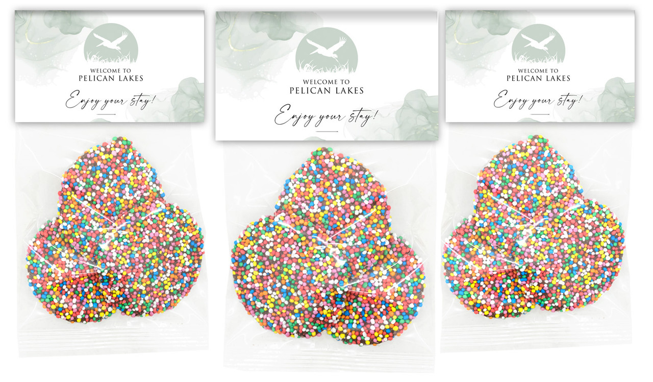 Misty Watercolour Hospitality Branded Speckle Bag