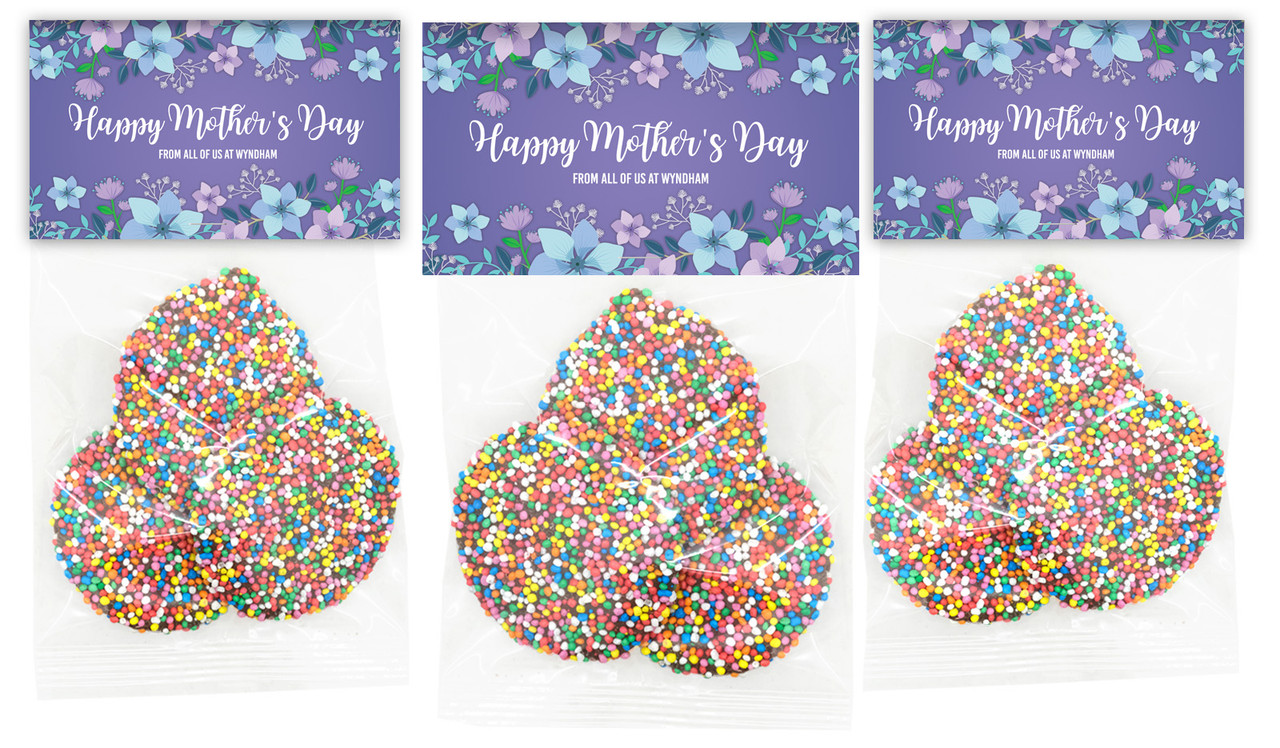 Dusk Flowers Personalised Mother's Day Speckle Bag