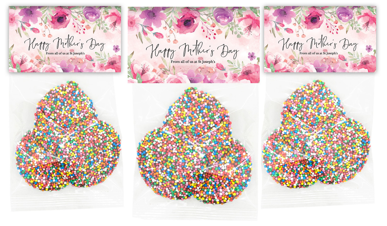 Floral Watercolour Mother's Day Personalised Speckle Bag