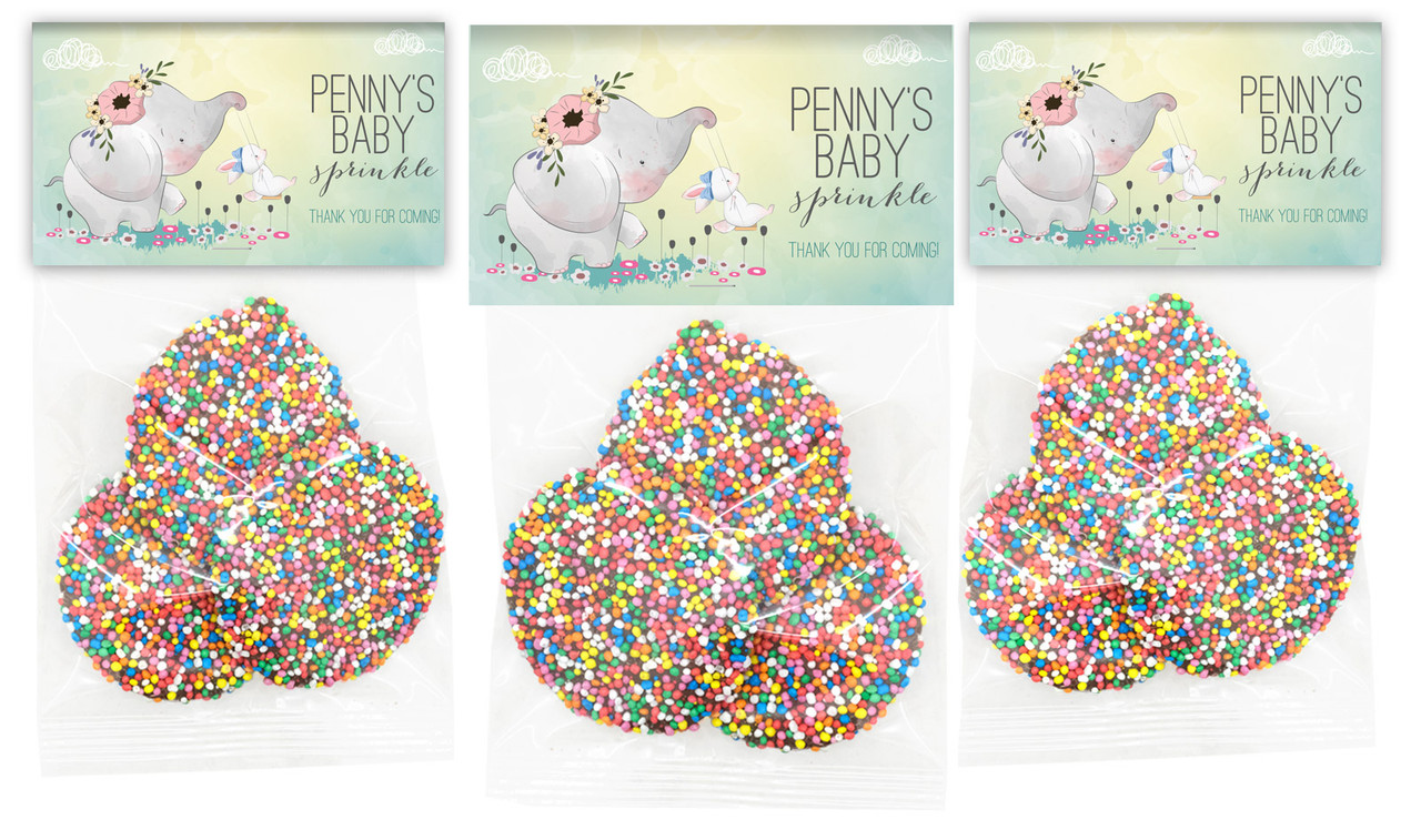 Elephant And Friend Baby Shower Speckle Bag