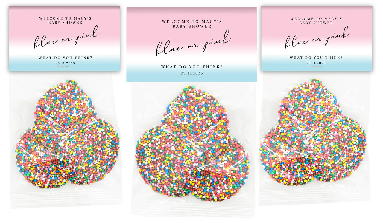 Gradient Gender Reveal Speckle Bag