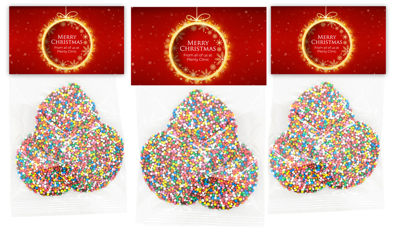 Glowing Bauble Christmas Custom Speckle Bag