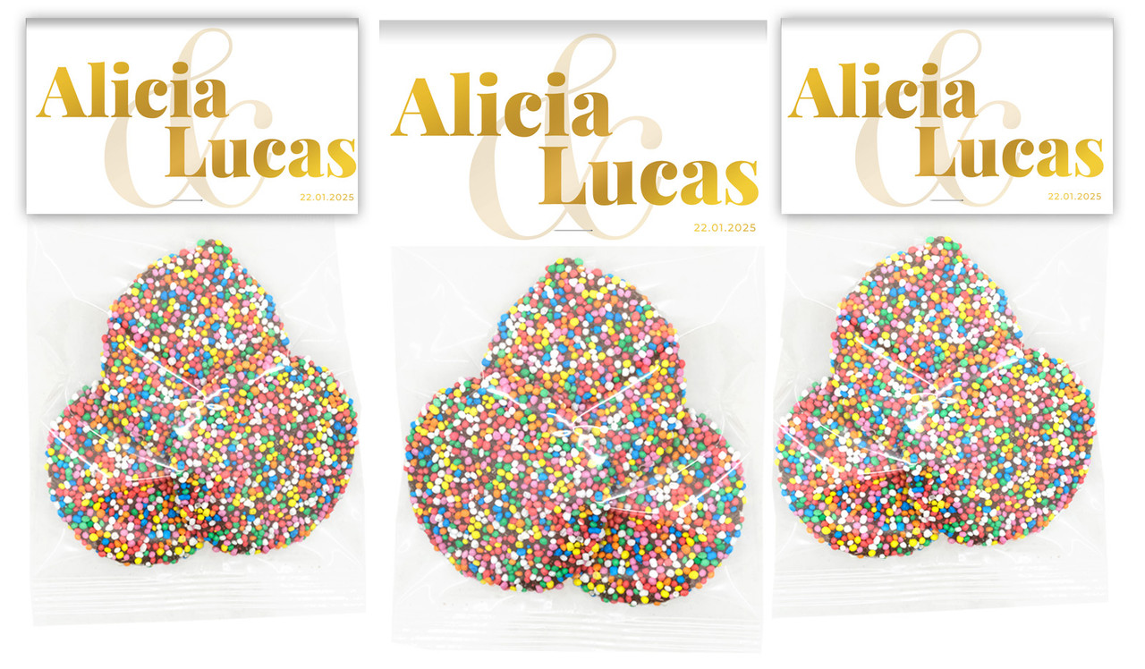 Bold Name Personalised Speckle Bag