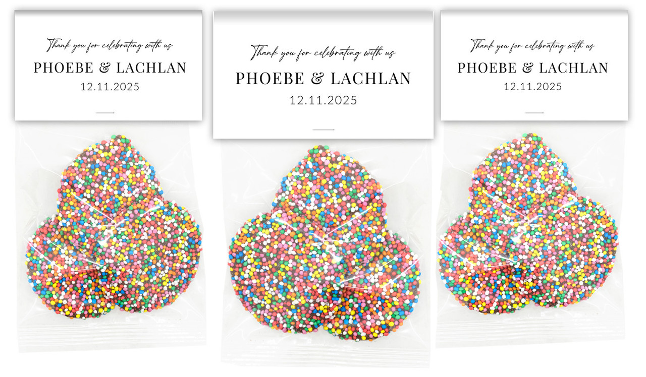 Simple Personalised Speckle Bag