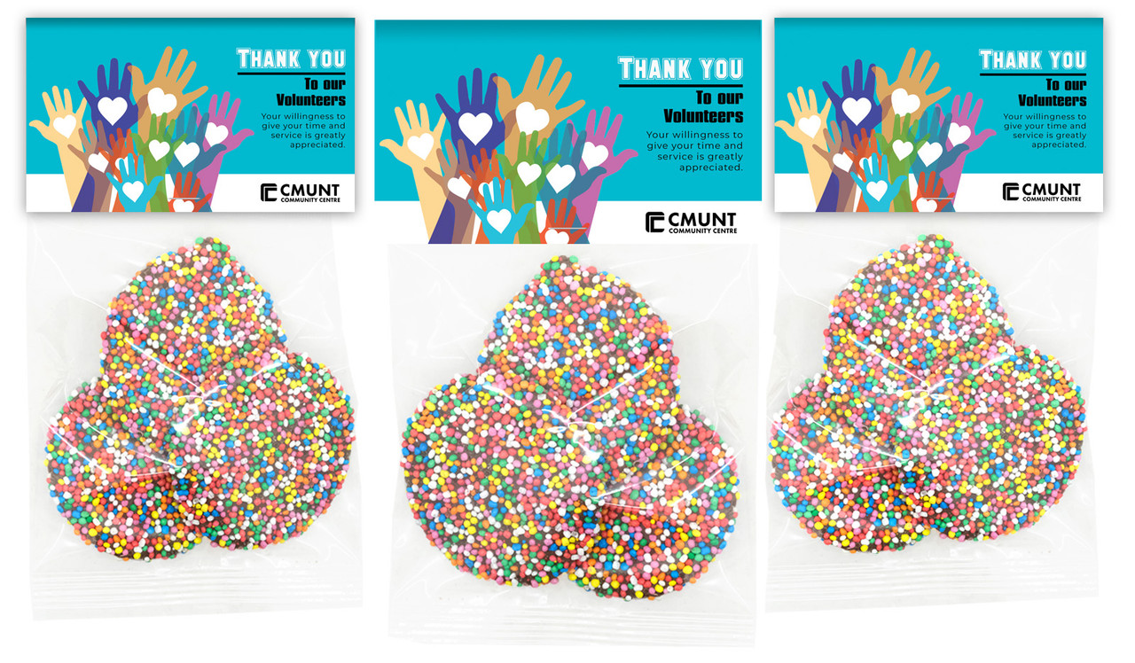 Hands Up Volunteer Week Speckle Bags