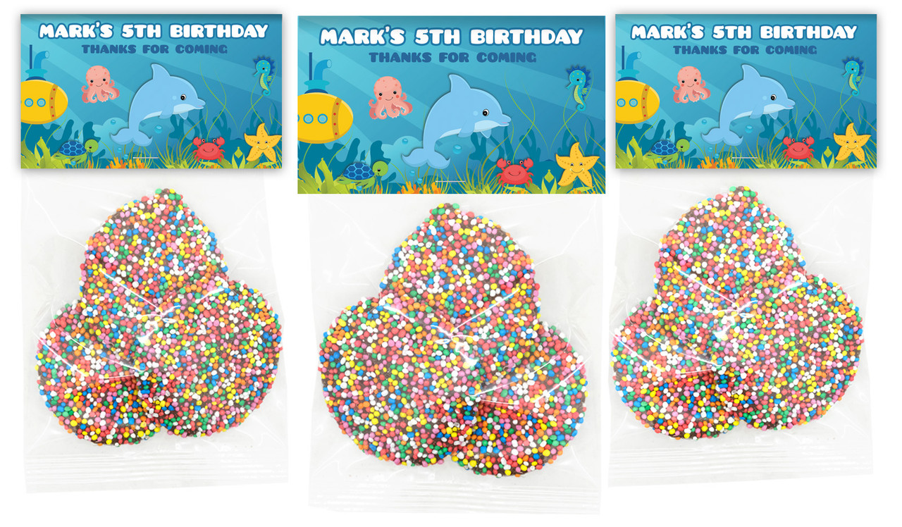 Under The Sea Personalised Birthday Speckle Bag