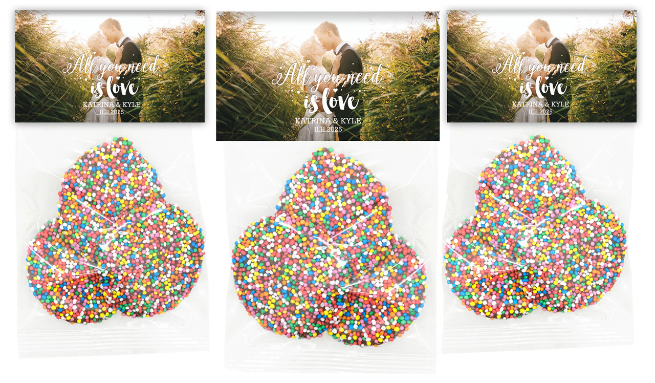 All You Need Is Love Personalised Speckle Bag
