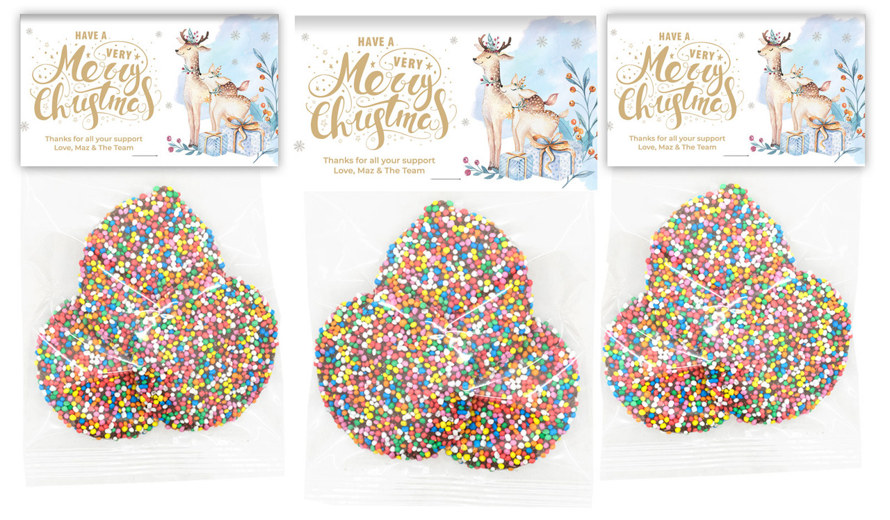 Deer Watercolour Custom Christmas Speckle Bag