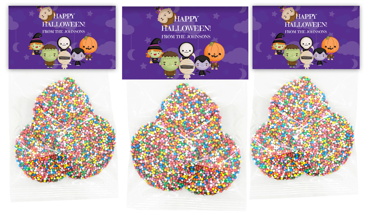 Cute Creatures Personalised Halloween Speckle Bag