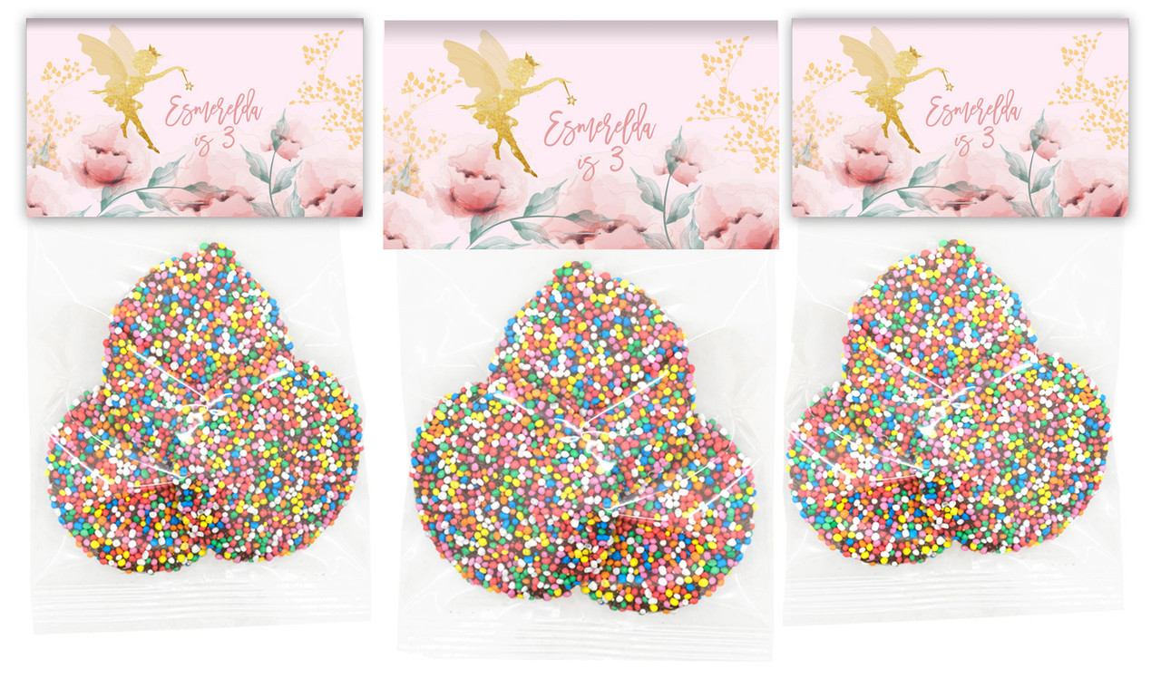 Little Fairy Birthday Party Personalised Speckle Bags