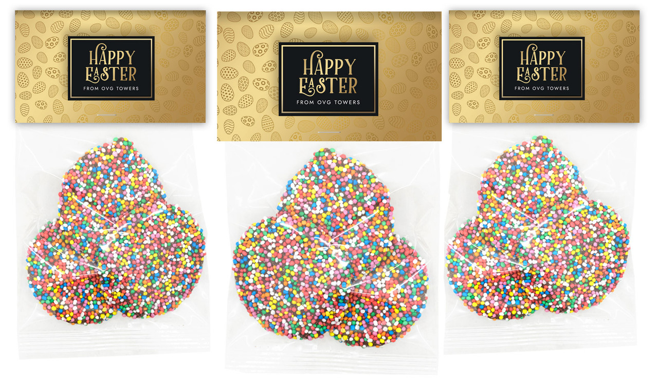Bold Gold Personalised Easter Speckle Bag