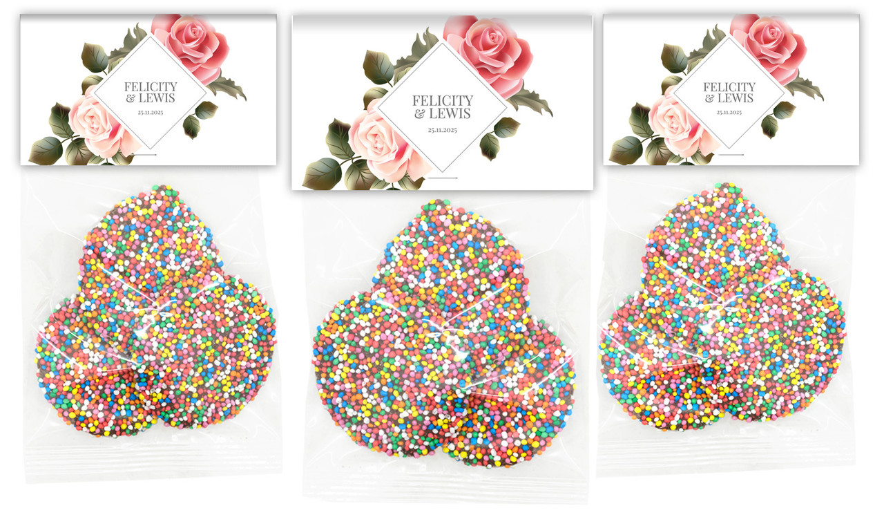 Rose Diamond Personalised Speckle Bag