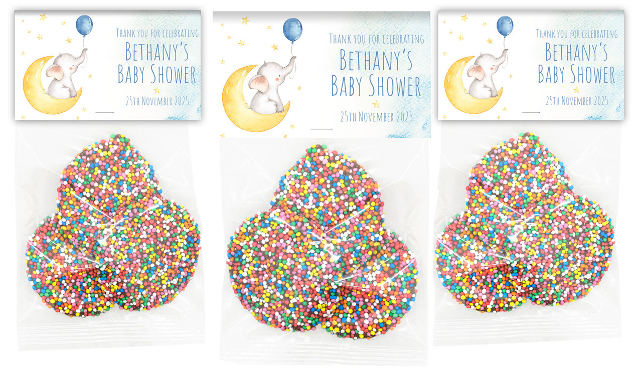 Elephant Moon Baby Shower Speckle Bag