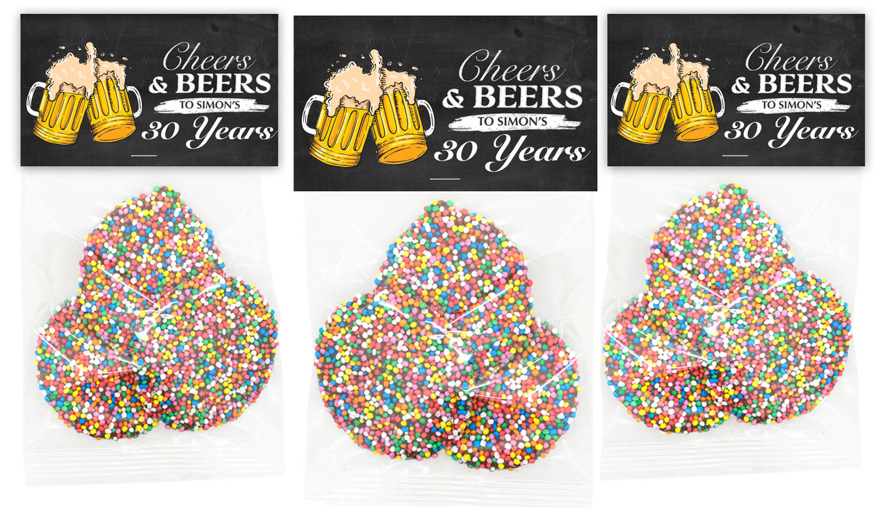 Cheers And Beers Personalised Speckle Bag