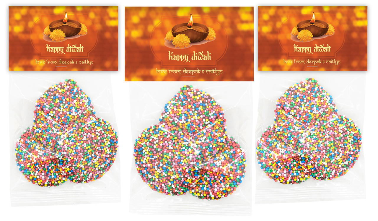 Bokeh Candle Diwali Personalised Speckle Bag