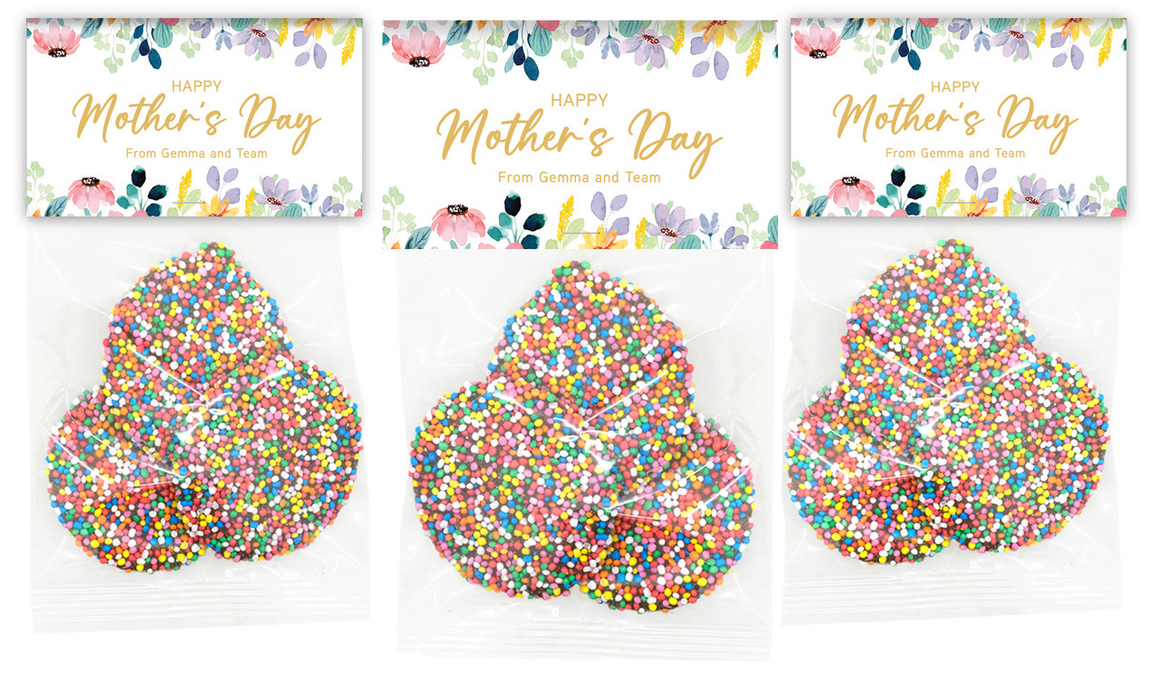 Colourful Florals Mother's Day Personalised Speckle Bag