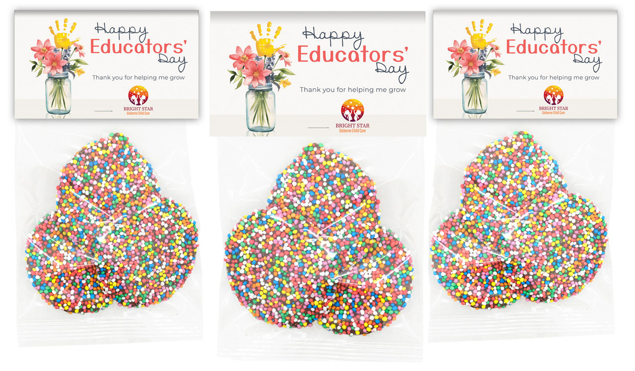 Helping Hand Early Childhood Educators Day Personalised Speckle Bag