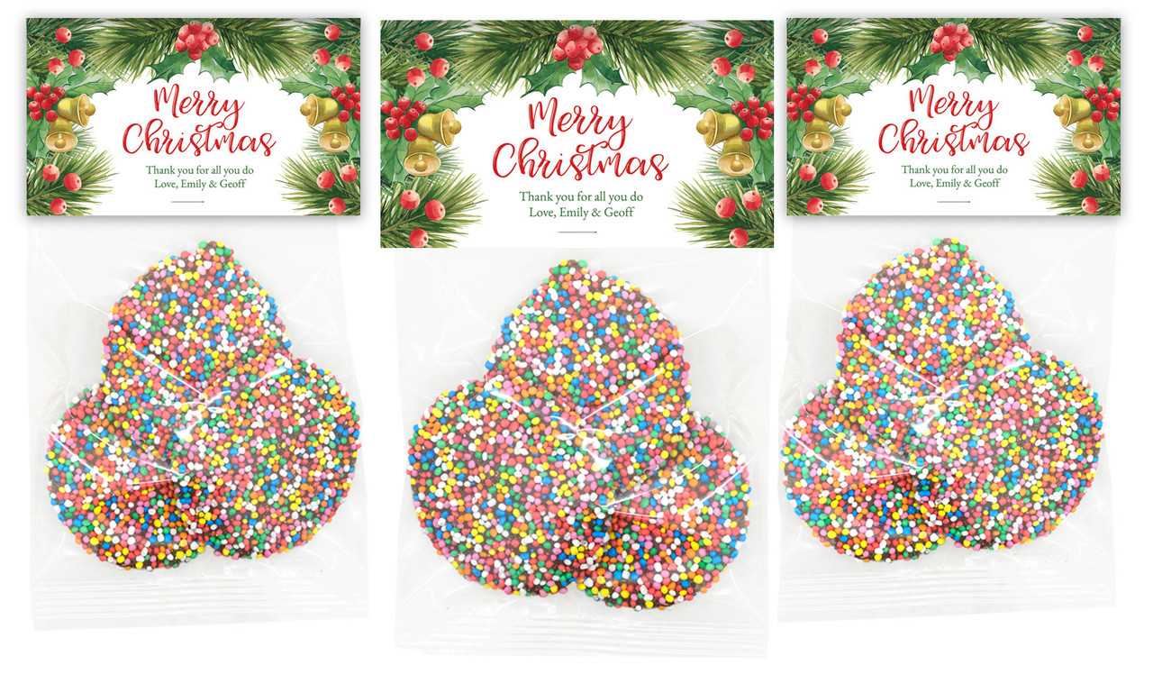Branch Border Custom Christmas Speckle Bag
