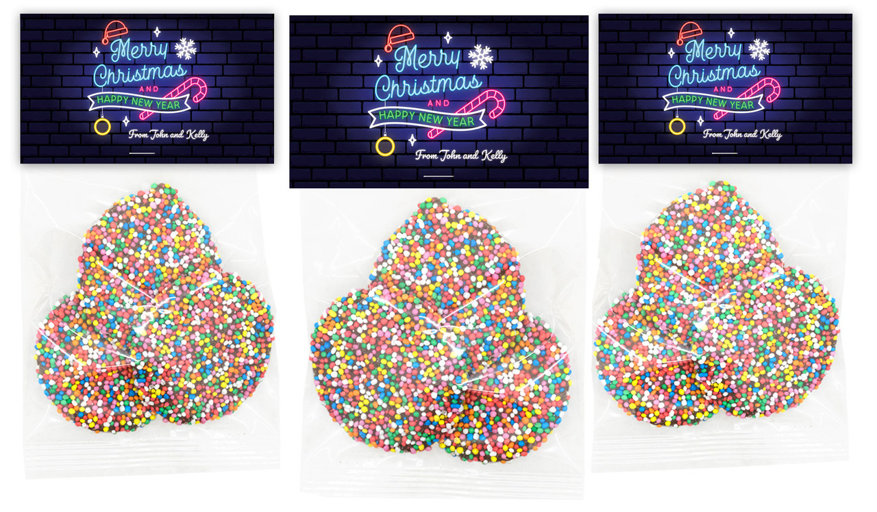 Neon Custom Christmas Speckle Bag