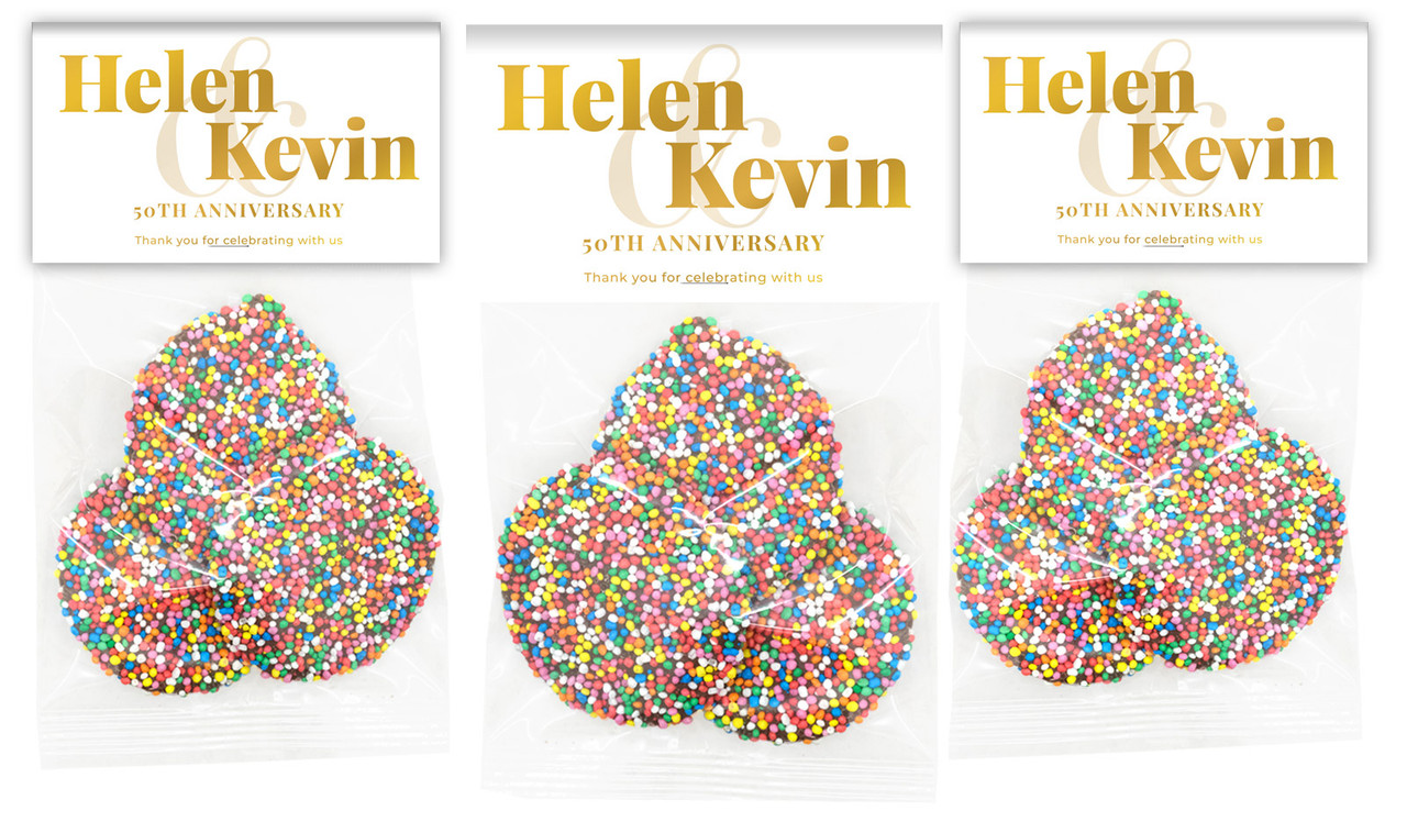 Bold Names Anniversary Personalised Speckle Bag