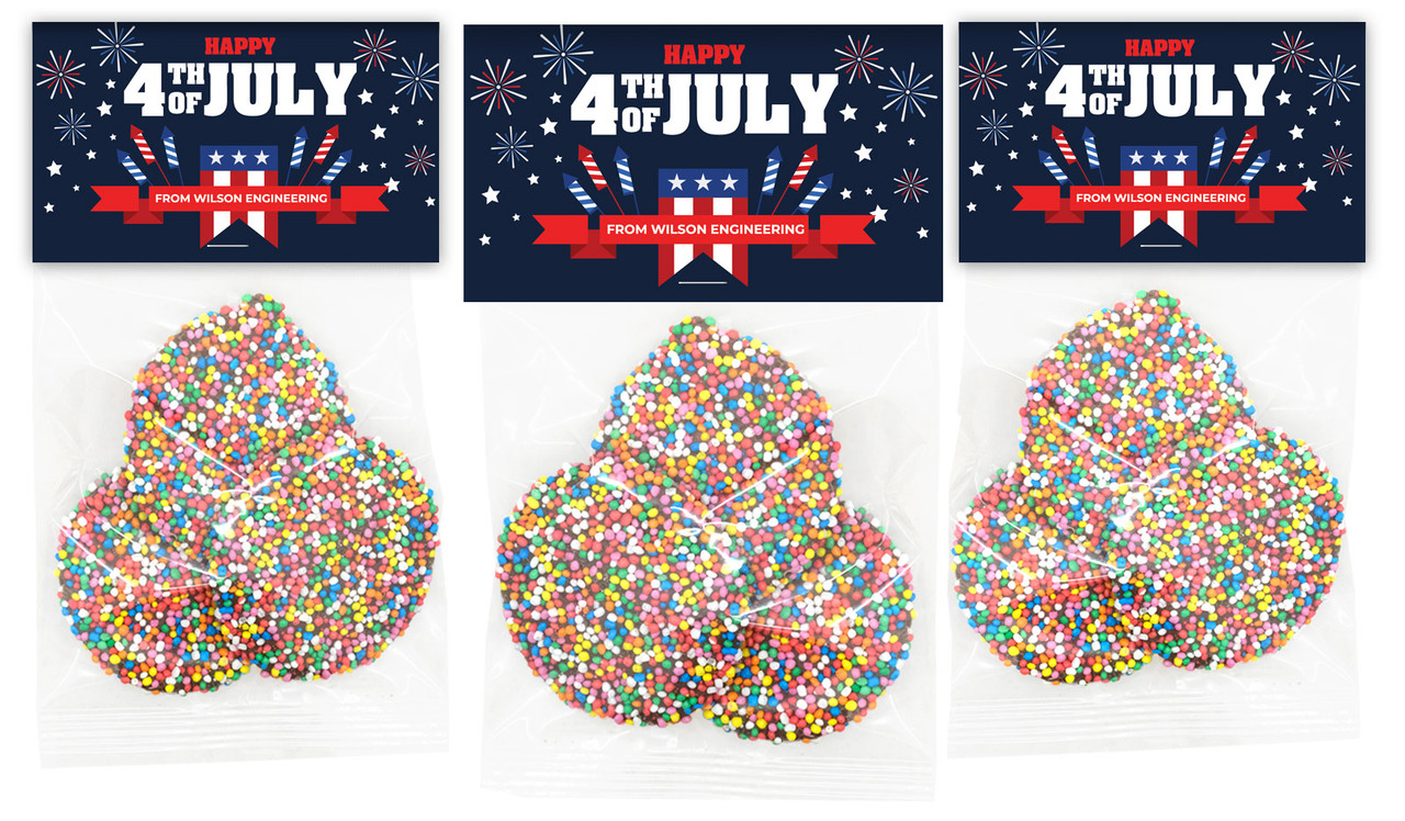 4th Of July Personalised Speckle Bag