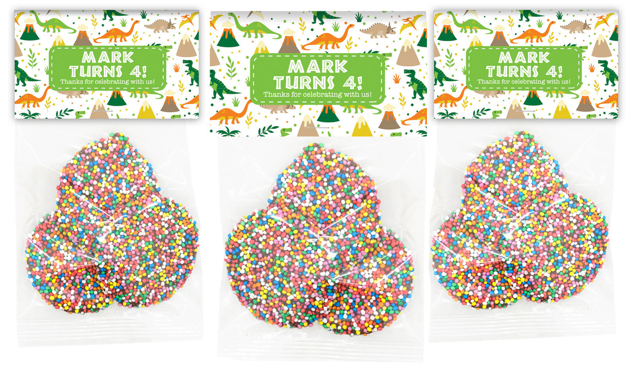 Dinosaur Background Personalised Speckle Bag