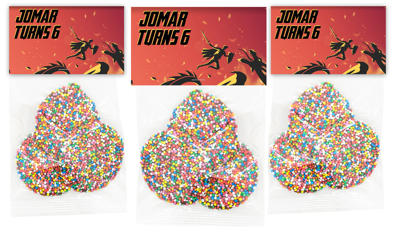 Dragon Birthday Party Personalised Speckle Bags