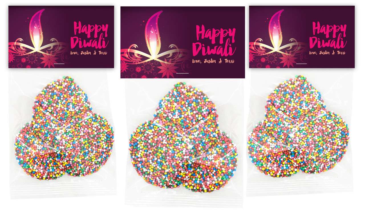 Abstract Flame Diwali Personalised Speckle Bag