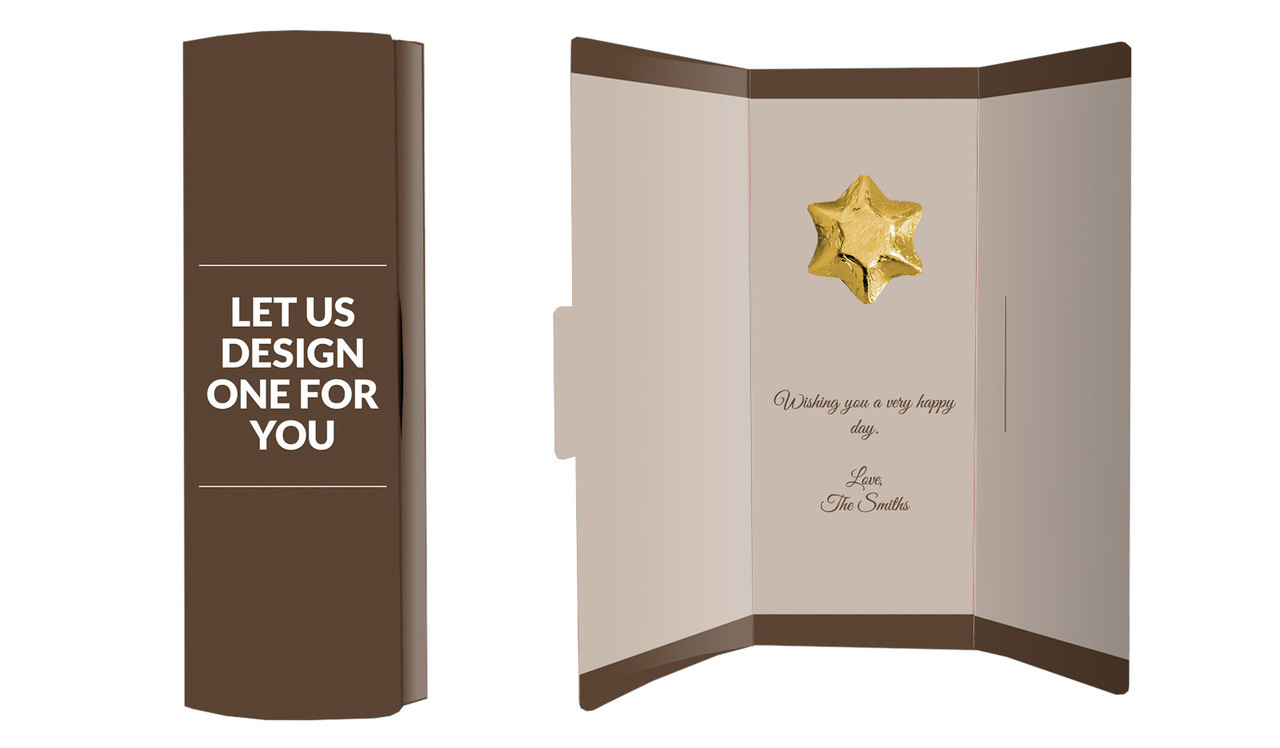 Let Us Design For You Chocolate Greeting Card