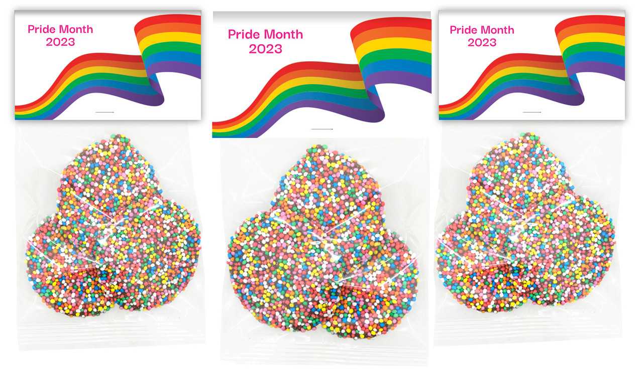 Waving Rainbow Pride Personalised Speckle Bag