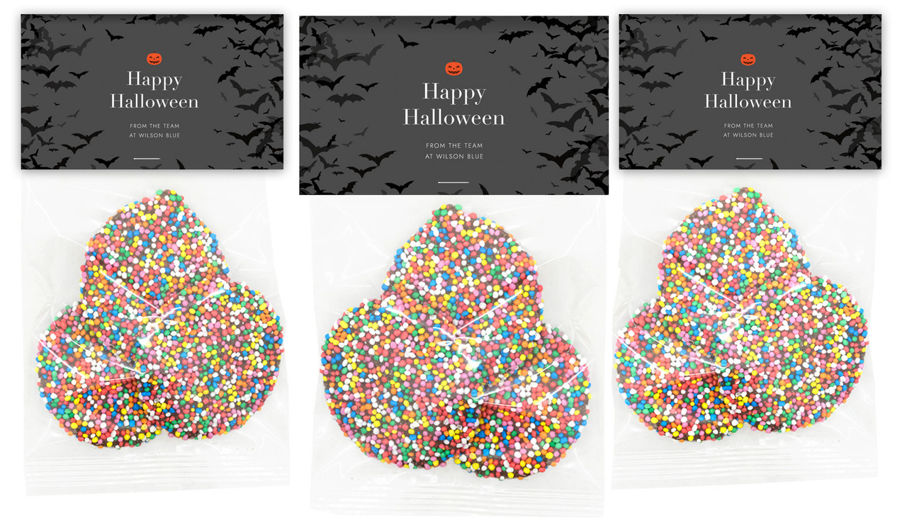 Pumpkin Head Personalised Halloween Speckle Bag