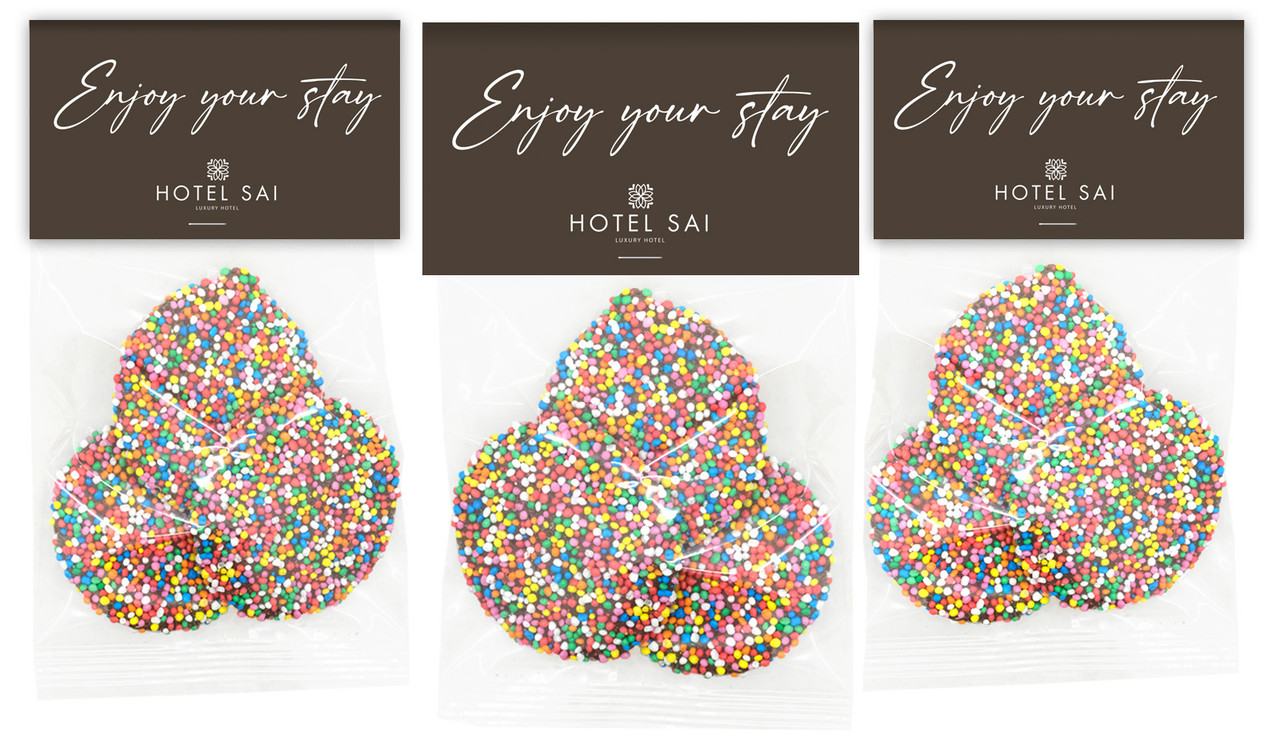 Chocolat Hospitality Branded Speckle Bag