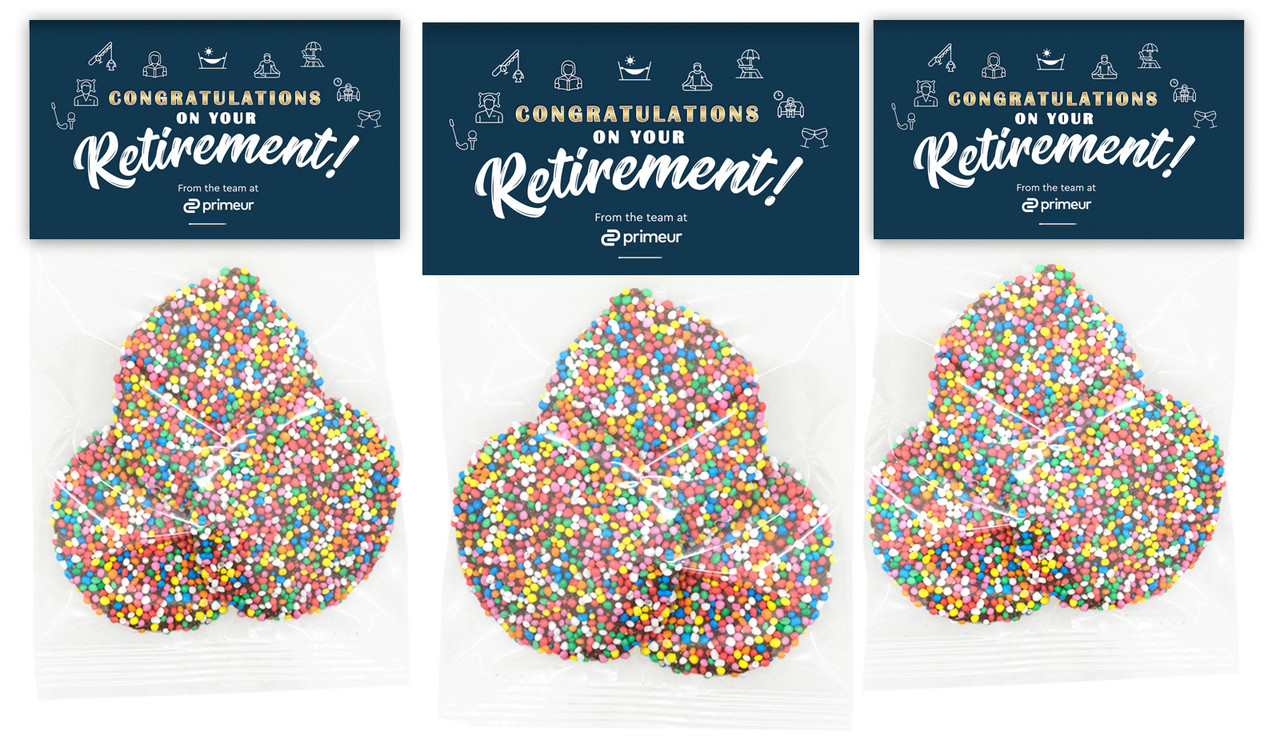 Icons Retirement Personalised Speckle Bag