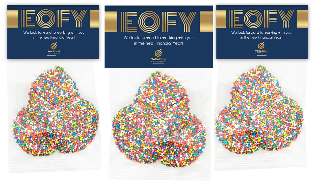 Bold Navy EOFY Personalised Speckle Bag