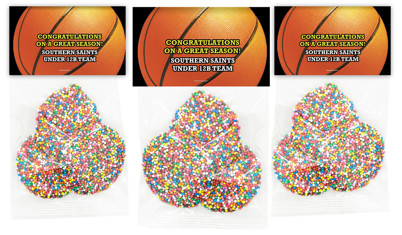 Basketball Personalised Speckle Bag